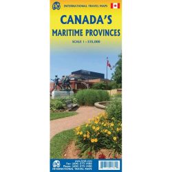 Canada's Maritime Provinces Travel  Map