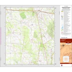 Canbelego 1:100k NSW Topo Map 8134
