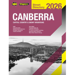 Canberra & Snowy Mountains Street Directory 2026