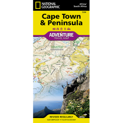 Cape Town & Peninsula Adventure Map 3200