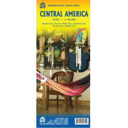Central America Travel Reference Map