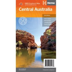 Central Australia 4WD Explorer Map