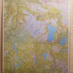 Central Highlands Tasmania Wall Map