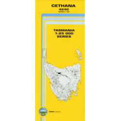 Cethana 1:25k Topo Map