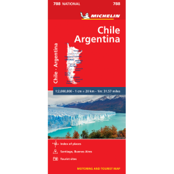 Chile Argentina Road Map 788