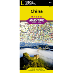 China Adventure Travel Map 3007
