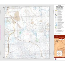 Cobham Lake 1:100k NSW Topo Map 7337