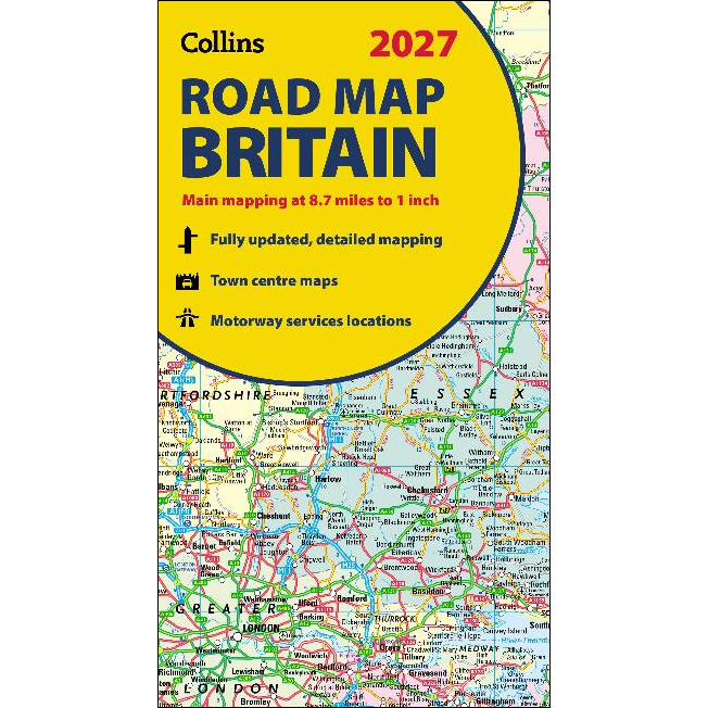 Collins Britain Road Map 2027