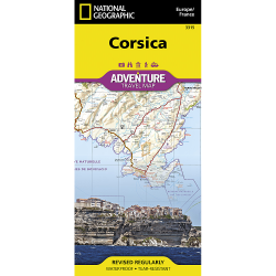 Corsica Adventure Travel Map 3315