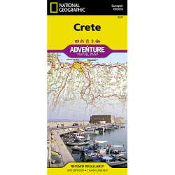 Crete Adventure Travel Map 3317