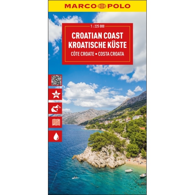 Croatia Coast Map