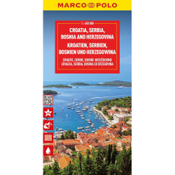 Croatia Bosnia & Herzegovina Road Map