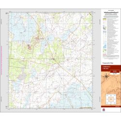 Cumborah 1:100k NSW Topo Map 8438