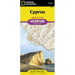 Cyprus Adventure Travel Map 3318