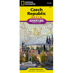 Czechia (Czech Republic) Adventure Travel Map 3322