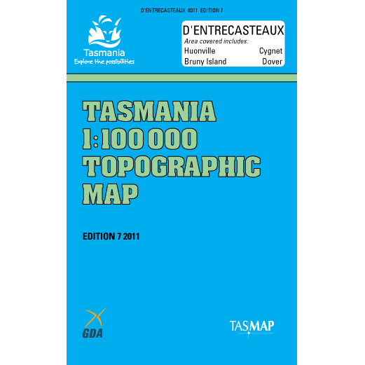 D’entrecasteaux 1:100k Topo Map