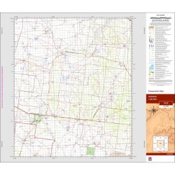 Darnick 1:100k NSW Topo Map 7632
