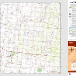 Darnick 100k NSW Topo Map 7632