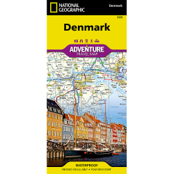 Denmark Adventure Travel Map 3329