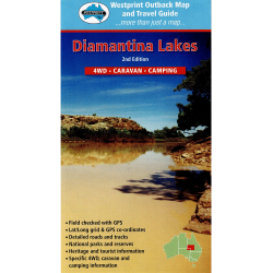 Diamantina Lakes Map