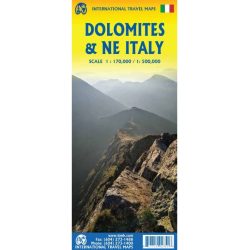 Dolomites & NE Italy Travel Reference Map