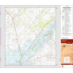 Dungalear 1:100k NSW Topo Map 8538