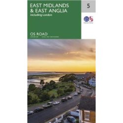 East Midlands and East Anglia - OS Road Map 5