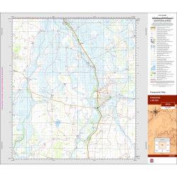 Enngonia 1:100k NSW Topo Map 8039