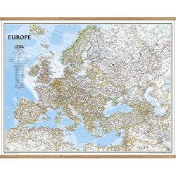 Europe Classic Wall Map