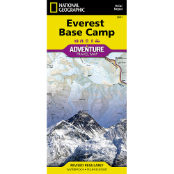 Everest Base Camp Adventure Travel Map 3001