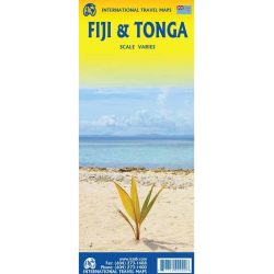 Fiji & Tonga Travel Reference Map
