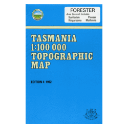Forester 1:100k Topo Map