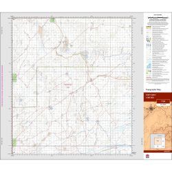 Fort Grey 1:100k NSW Topo Map 7139