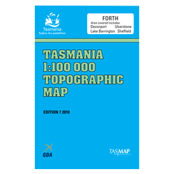 Forth 1:100,000 Topographic Map
