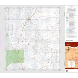 Fowlers Gap 1:100k NSW Topo Map 7235