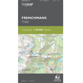 Frenchmans 1:50,000 Topo Map
