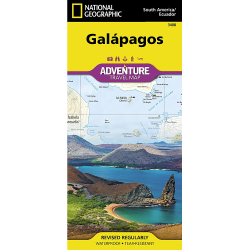 Galapagos Adventure Travel Map 3408
