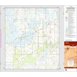 Gerara 1:100k NSW Topo Map 8139
