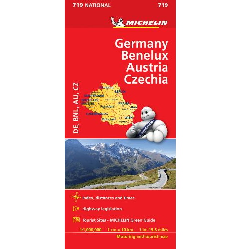 Germany Benelux Austria Czechia Map 719