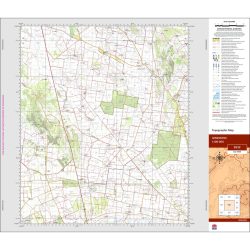 Gindoono 1:100k NSW Topo Map 8232