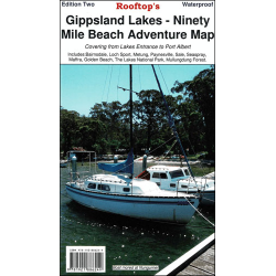 Gippsland Lakes - Ninety Mile Beach Map