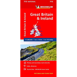 Great Britain & Ireland Road Map 713