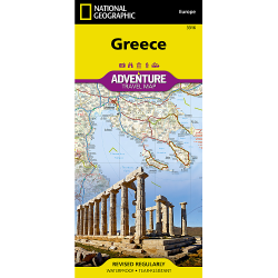 Greece Adventure Travel Map 3316