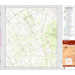 Gunderbooka 1:100k NSW Topo Map 8036