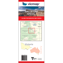 Halls Gap Special 1:25k Map