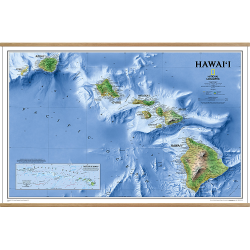 Hawaii Wall Map