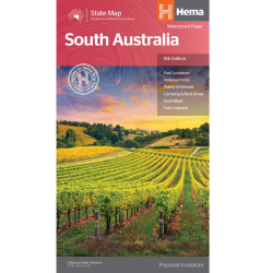 South Australia State Road Map