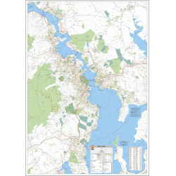 Hobart & Region Super Wall Map