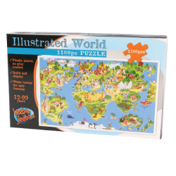 Illustrated World Puzzle 1100 Piece
