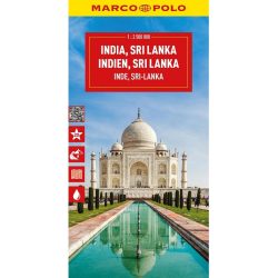 India, Sri Lanka, Nepal, Bangladesh Map